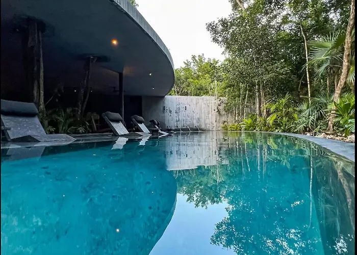 New Luxury 4-Bedroom Villa With Private Pool & Spa Access - Barney'S Ny Tulum