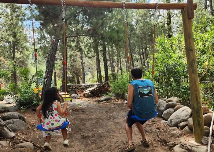 Bungalow Con Acceso Privado Al Rio, Tinaja Y Camas De Cuarzo Los Quenes 