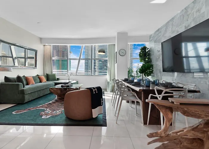 Ferienwohnung Luxury Brickell 3Bd Free Parking - Pool - Bay View Miami