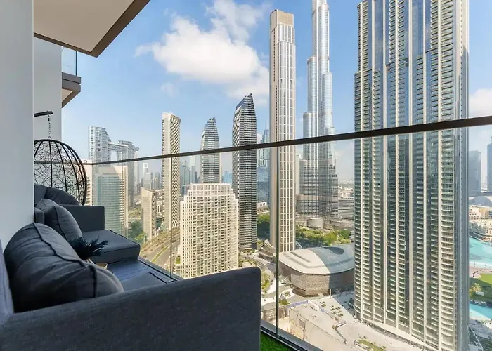 3Min To Dubai Mall And Burj Khalifa, Luxury 1B And Amenities