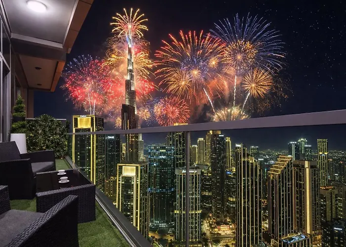Burj Khalifa View II Luxury High Floor Whith Pool&Spa Dubai