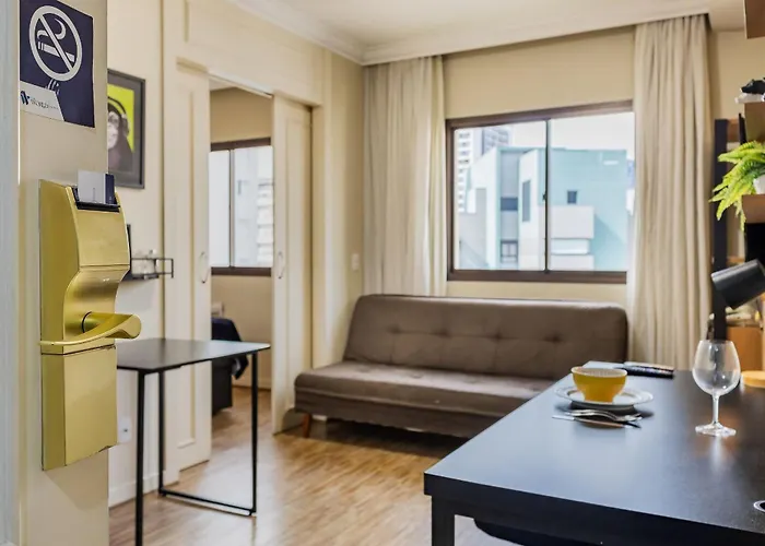 Tw2102 | 01 Suites | Flat Em Hotel Vila Olimpia São Paulo