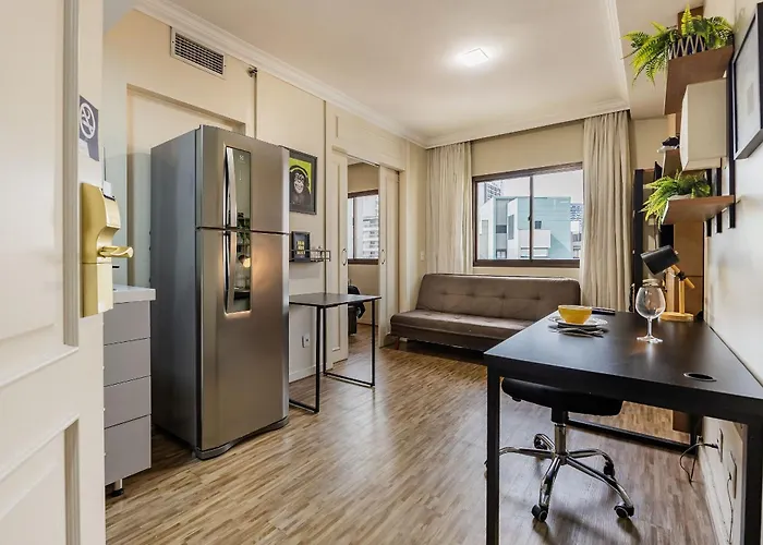 Tw2102 | 01 Suites | Flat Em Hotel Vila Olimpia São Paulo