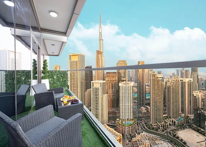 Burj Khalifa View II Luxury High Floor Whith Pool&Spa Dubai