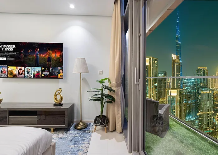 Burj Khalifa View II Luxury High Floor Whith Pool&Spa Dubai