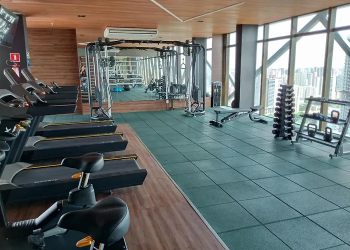 Studio-Piscina Academia No Meireles-Predio Novo Perto Praia Rooftop Fortaleza 