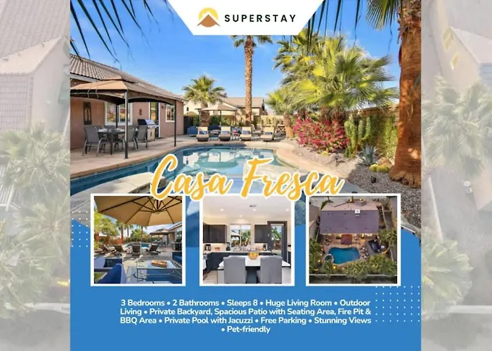 Relaxing Desert Getaway - 3Br, Pool, Hot Tub Indio