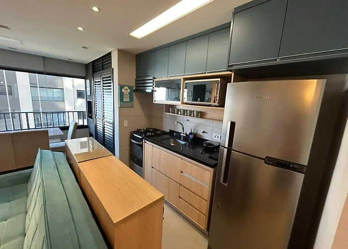 Sp Paradise - Apto Com Vista Para Resort São Paulo