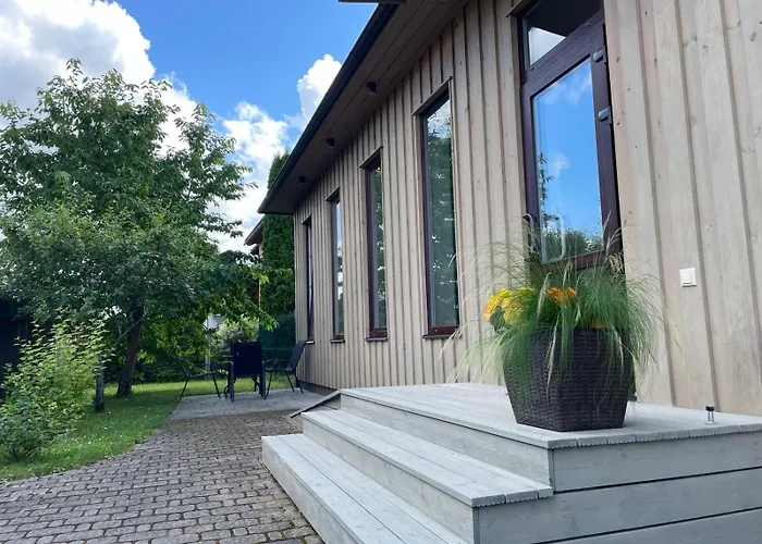 Family Apartment With Outdoor Seating Area Sigulda