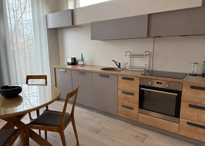 Family Apartment With Outdoor Seating Area Sigulda