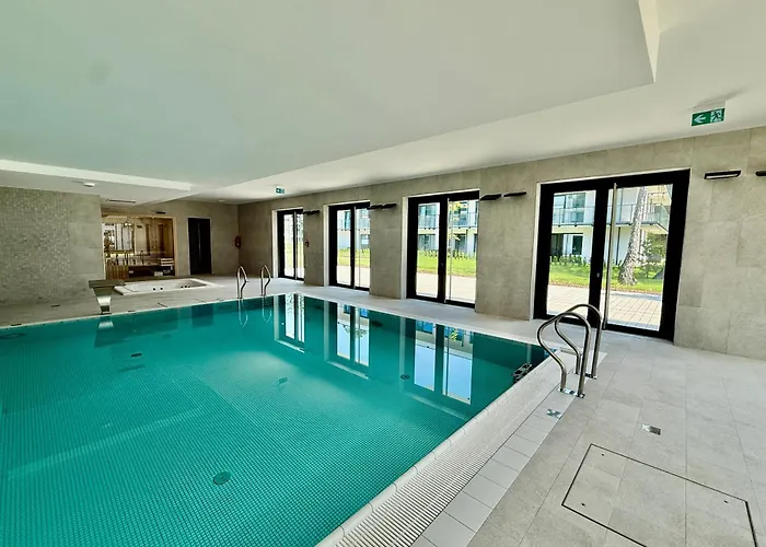 Rezydencja Niechorze 113 , Z Basenem, Sauna, Jacuzzi, Przy Samej Plazy - 5D Apartments
