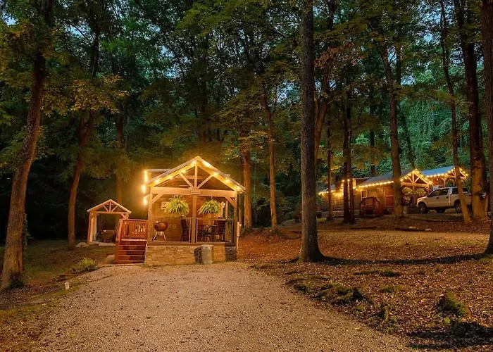 Peggers Cabin Luxury Rustic Tiny Cabin Spa Chattanooga