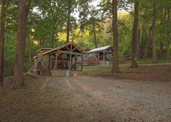 Tiny Cabin Village Private Hot Tub Lynda Cabin Chattanooga