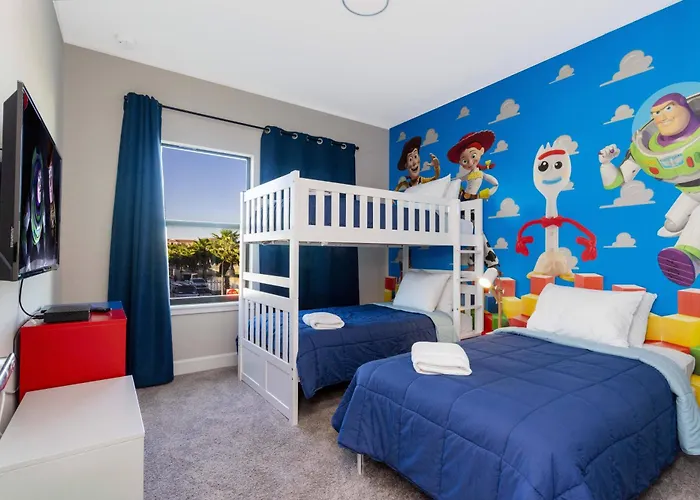 Disney Private Pool Hot Tub Themed Bedrooms. Book Now Vdr14 Orlando