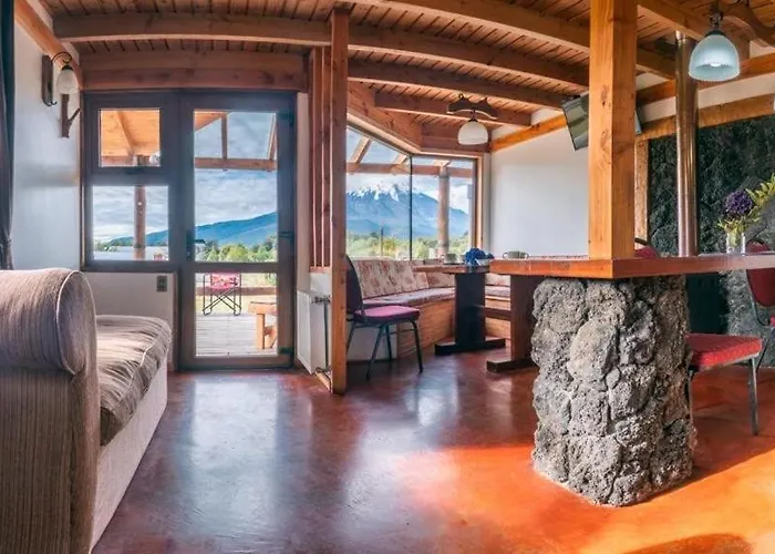 Cabanas Martina Bungalows 3 Con Vista A Volcanes L Frente Al Lago Llanquihue L Piscina Temperada Y Tinaja Tv Y Wifi L Hasta 6 Personas La Ensenada