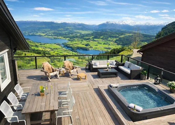 Family Cabin, Sunny Terrace And Amazing Views Voss