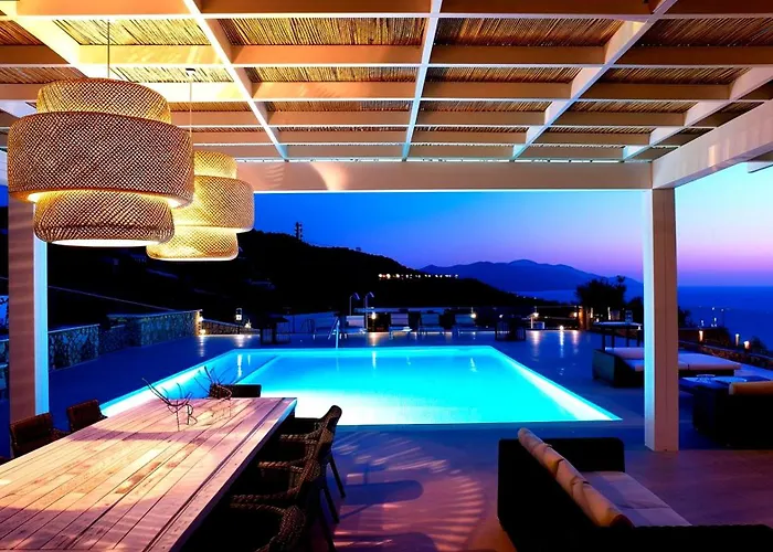 Villa Modern House With Pool For 12 Guests In Lindos