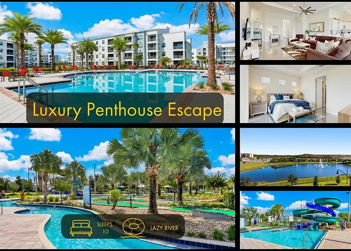 Fourth Floor Penthouse With Shared Pools And Hot Tub, Fast Wifi, & Central Ac Kissimmee