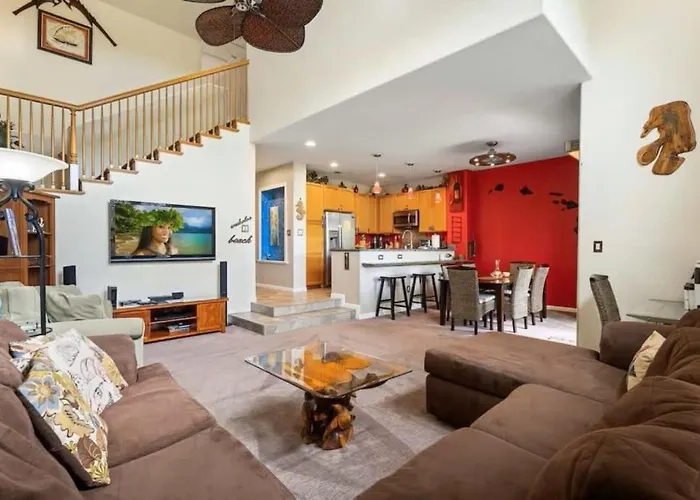 Villa Townhouse With Pool Lanai & Hot Tub Waikoloa