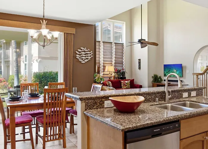 Villa Townhouse With Pool & Golf Course Views Waikoloa