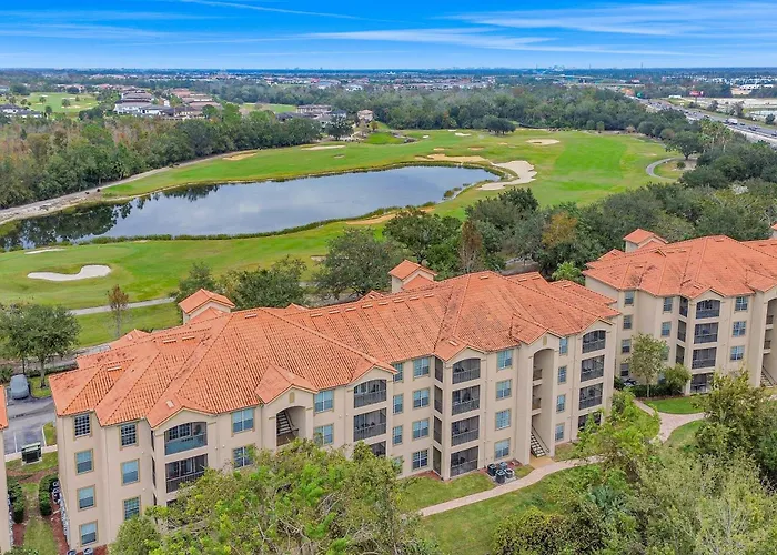 Fantastic Lake-View Condo With Pool, Hot Tub, Balcony, Ac & Kitchen -Near Disney Kissimmee