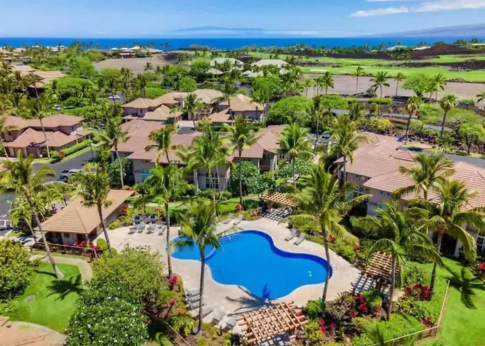 Villa Townhouse With Pool Lanai & Hot Tub Waikoloa
