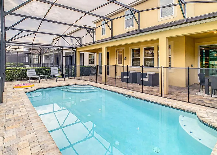 Resort Home With Private Pool, Patio, Foosball & 2 Living Areas - Near Disney Kissimmee