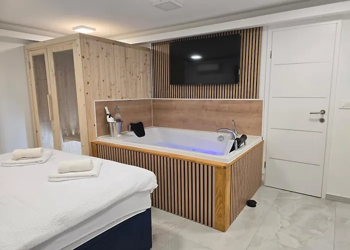 Jacuzzi & Sauna Edy Room - City Center Zagreb