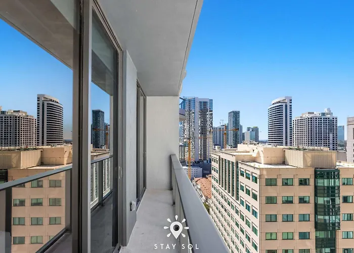 Ferienwohnung Light-Filled 1Br With Private Balcony Urban Chic Miami