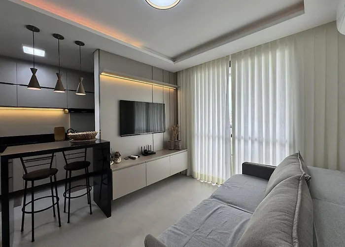 Oasis Do Atlantico 307 A - Apartamento No Condominio Clube Na Praia De Palmas Com Vista Para O Mar Governador Celso Ramos