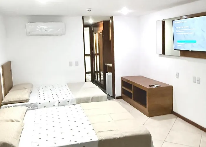 Premium Flat At Sol Vitoria Marina 4 Hospedes Salvador da Bahia