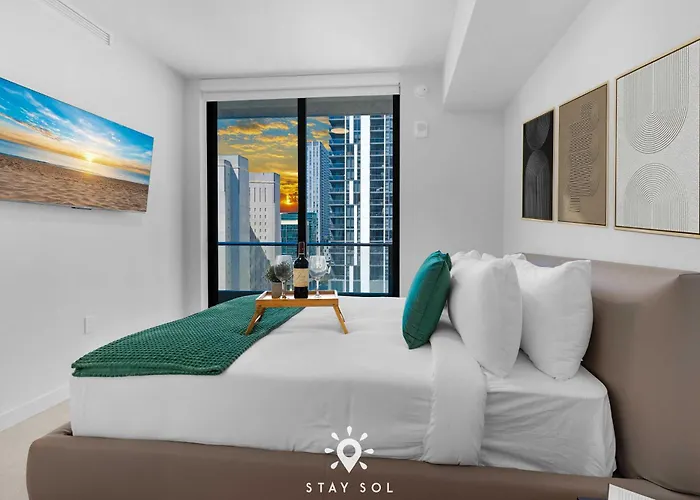 Rooftop Sunsets In Modern 1Br In Downtown Miami