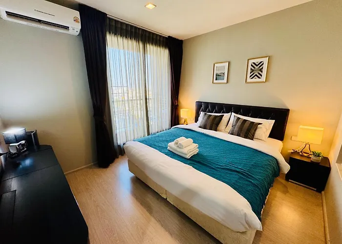 Spacious 1Br Bathtub, Rooftop Pool, Gym, 1Min Bts Phrakhanong Bangkok