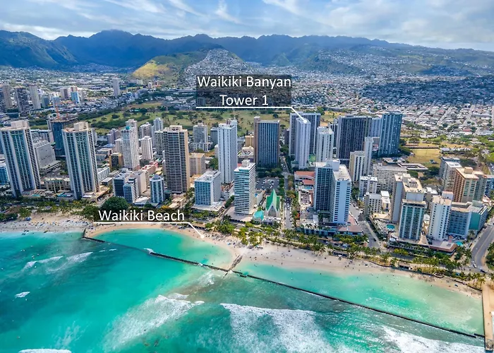 Ferienwohnung 30Fl Partial Ocean View With Lanai, Pool & Parking Honolulu