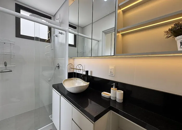 Oasis Do Atlantico 307 A - Apartamento No Condominio Clube Na Praia De Palmas Com Vista Para O Mar Governador Celso Ramos