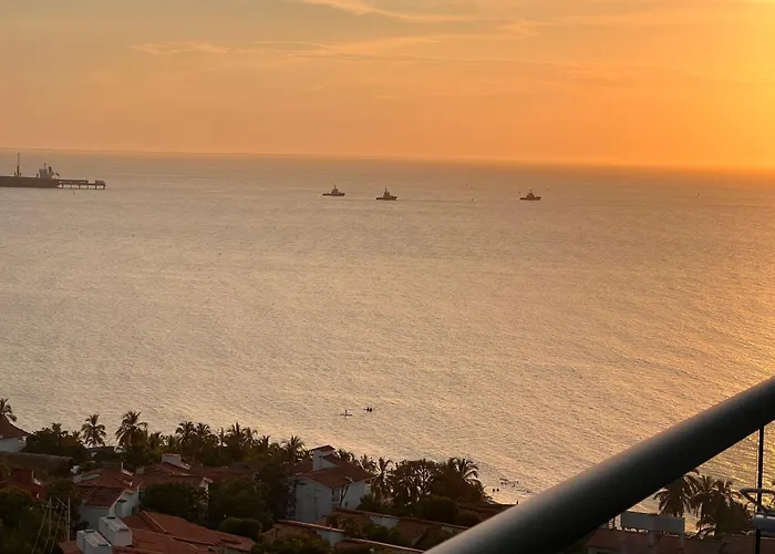 Apartamento Frente Al Mar Santa Marta Con Balcon Piscina Y Wifi