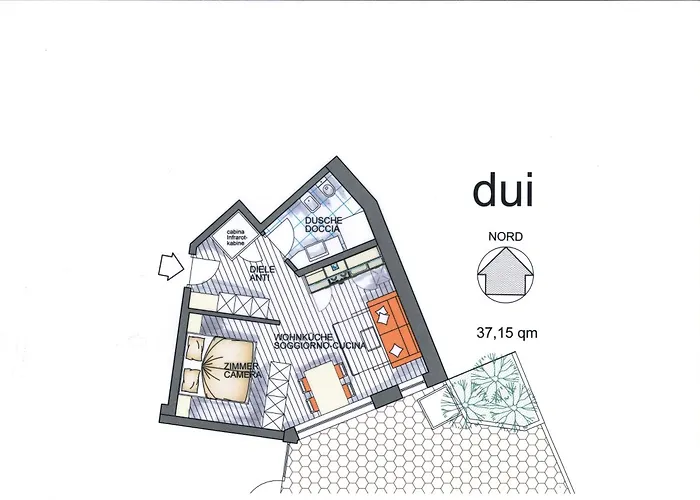 Apartment Dui Residence Bun Ste St. Vigil