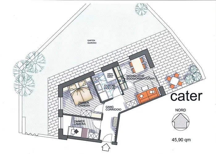 Apartment Cater Residence Bun Ste St. Vigil
