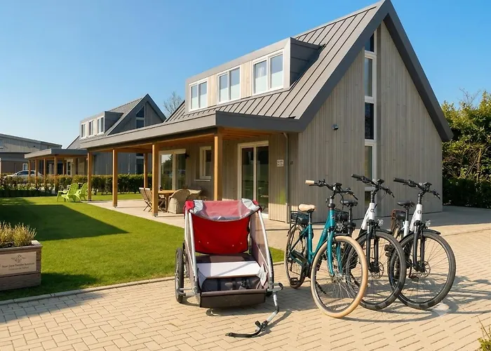 Villa Maroma Regal Veerse Meer, Gratis 4 E-Bikes, Gratis Laden Ev, Trampoline Kamperland