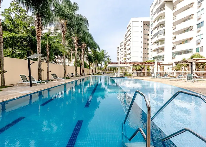 2 Qrts C Suite, Ar Condicionado, Piscina Infantil E Adulto, Sala Com Ventilador De Teto, Parquinho, Estacionamento Privativo, Portaria 24Hrs, Self Checkin, Indicado Pra Familia C Criancas, Casais E Hospedes A Trabalho Rio de Janeiro