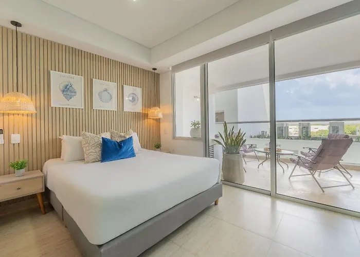 Cb544 | Acogedora Suite Vista A La Piscina Cartagena 