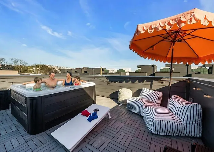 4Br Nashville Getaway - Rooftop Views - Fire Pit