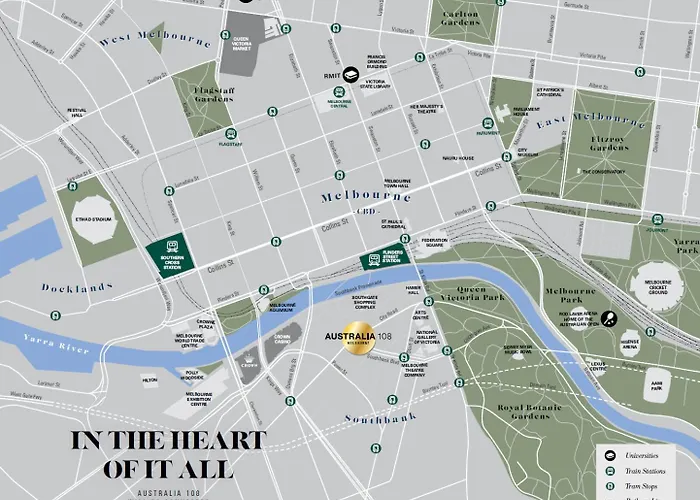 Skyline Suites - Stylish Corner Suite, City Views Melbourne City