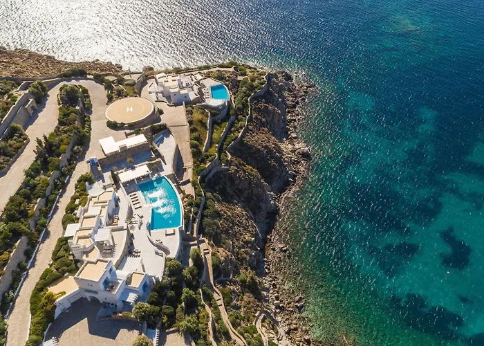 Presidential Mykonos Villa Villa Psarrou Sigma 8 Bedrooms Stunning Sea View Mykonos Town