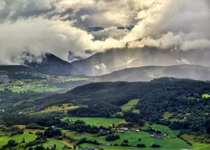 Family Cabin, Sunny Terrace And Amazing Views Voss