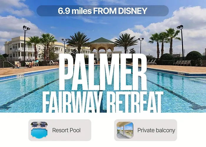 Top-Floor 2Br Condo With Golf Course Views, Garage & Reunion Resort Amenities Kissimmee