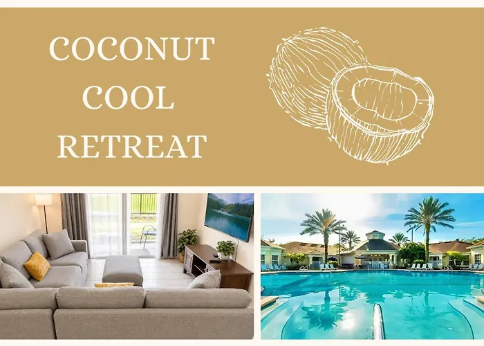 Windsor Palms Townhome With Wifi, Ac, Screened Patio, Pool, Hot Tub, & Tennis Orlando