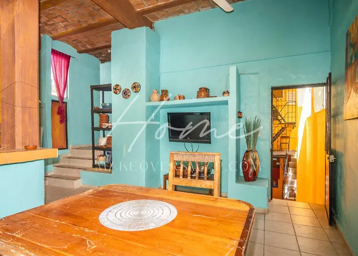Frida Inspired Oceanview Old Town, Centro Vallarta Heritage House Puerto Vallarta