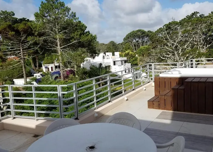 Ferienwohnung Espectacular Penthouse Con Terraza Parrillero Y Jacuzzi Propio, Premiado Por Award Tercer Ano Consecutivo -Edificio Jardins Del Est San Rafael- Punta del Este